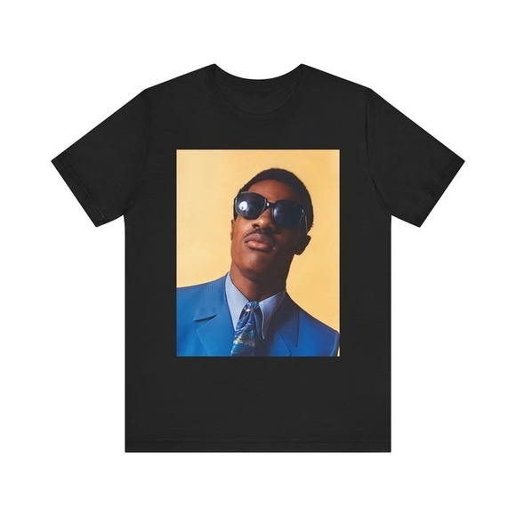 Lovebandtee Other - Stevie Wonder T-Shirt, Music Tour Graphics T-shirt
